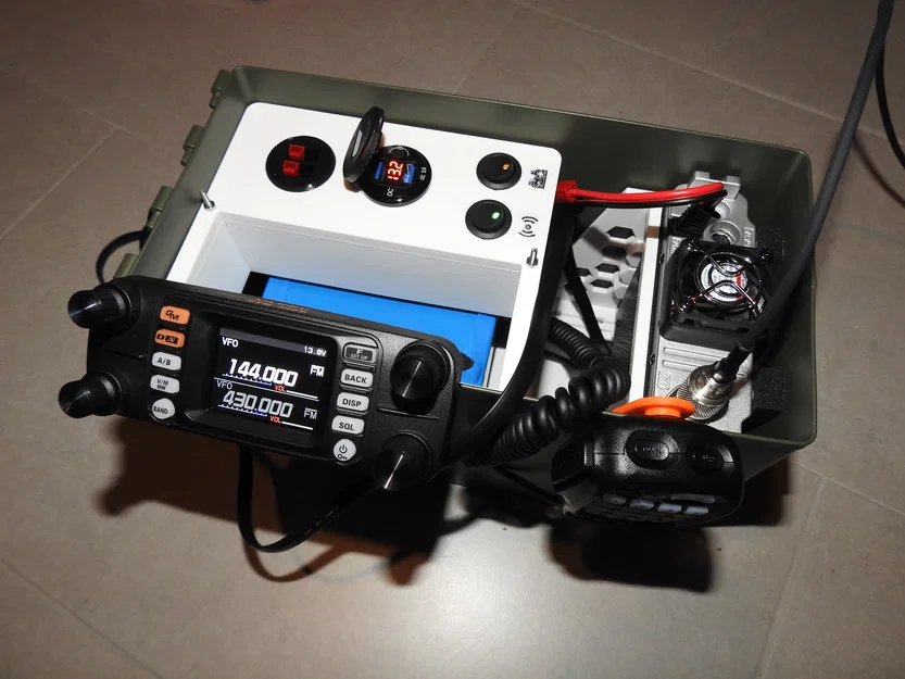 Ngàm gắn FTM-300 cho Ham Chest Radio Go Box - Image 3