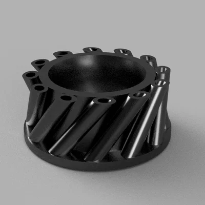 Ống cắm bút in 3D thiết kế xoắn ốc độc đáo