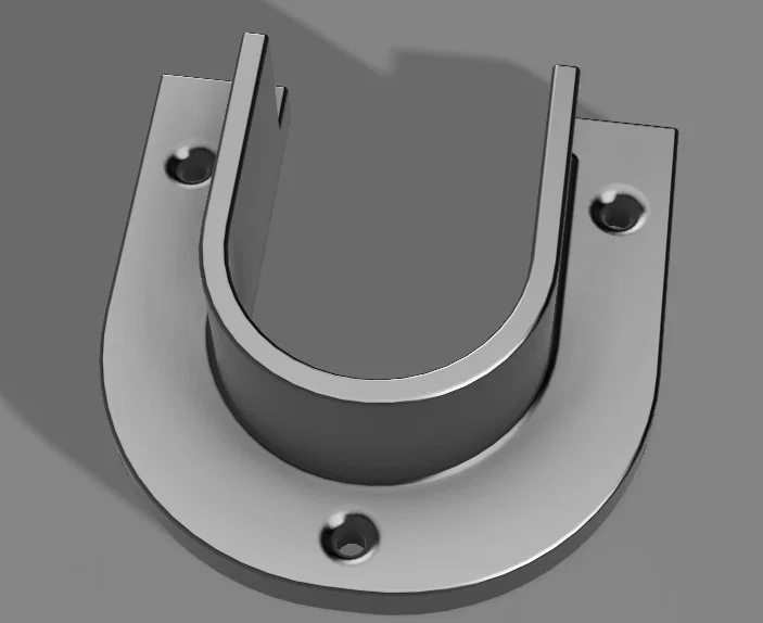 Giá đỡ thanh treo tủ quần áo (Wardrobe rail holder) - Image 1