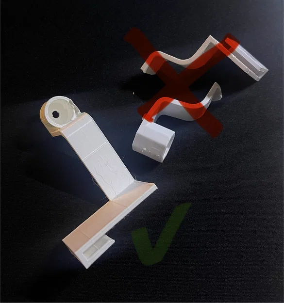 Ngàm đỡ kính tủ lạnh thay thế (VBE 4073/4072) - In 3D dễ dàng - Image 4