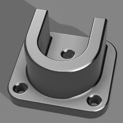 Giá đỡ thanh treo tủ quần áo (Wardrobe rail holder)