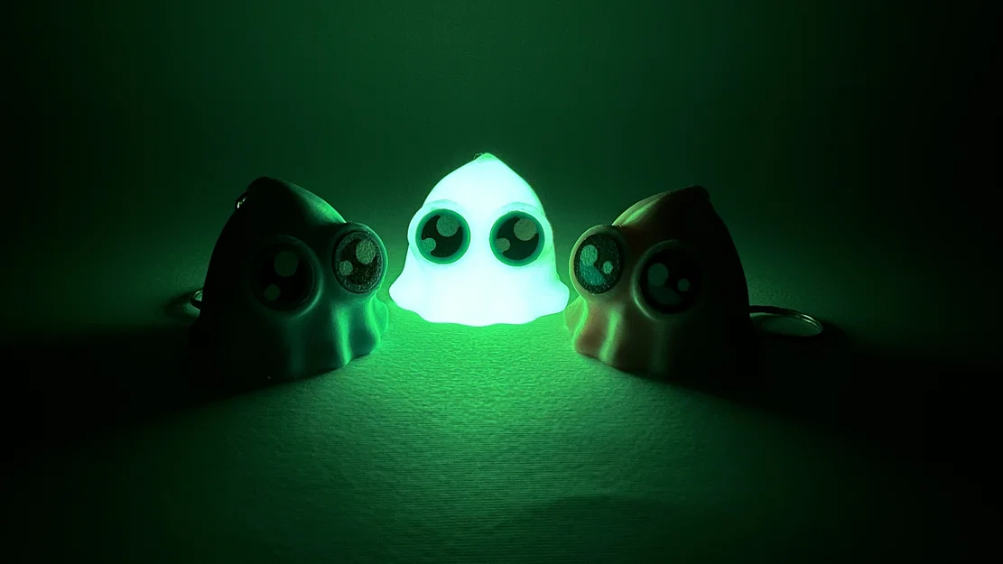 Móc khóa & Fidget Kawa-eyes Ghost cho Halloween - Image 4