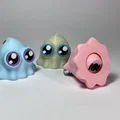 Móc khóa & Fidget Kawa-eyes Ghost cho Halloween - Thumbnail 6