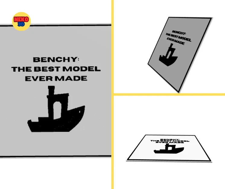 Bảng hiệu trang trí Benchy: Mô hình 3D huyền thoại cho góc làm việc - Image 1