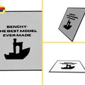 Bảng hiệu trang trí Benchy: Mô hình 3D huyền thoại cho góc làm việc - Thumbnail 1
