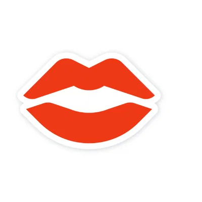 Mô hình trang trí hình đôi môi (labios) 3D đầy nghệ thuật