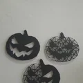Mẫu trang trí tường bí ngô Low Poly nghệ thuật cho Halloween - Thumbnail 1