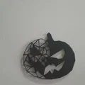 Mẫu trang trí tường bí ngô Low Poly nghệ thuật cho Halloween - Thumbnail 3