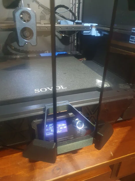 Kẹp giữ cửa enclosure Sovol SV08 & giá đồng hồ độ ẩm/nhiệt độ - Image 1