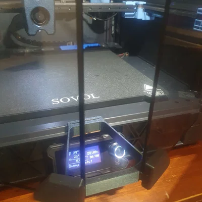 Kẹp giữ cửa enclosure Sovol SV08 & giá đồng hồ độ ẩm/nhiệt độ