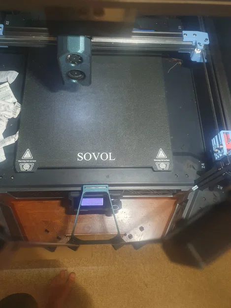 Kẹp giữ cửa enclosure Sovol SV08 & giá đồng hồ độ ẩm/nhiệt độ - Image 5