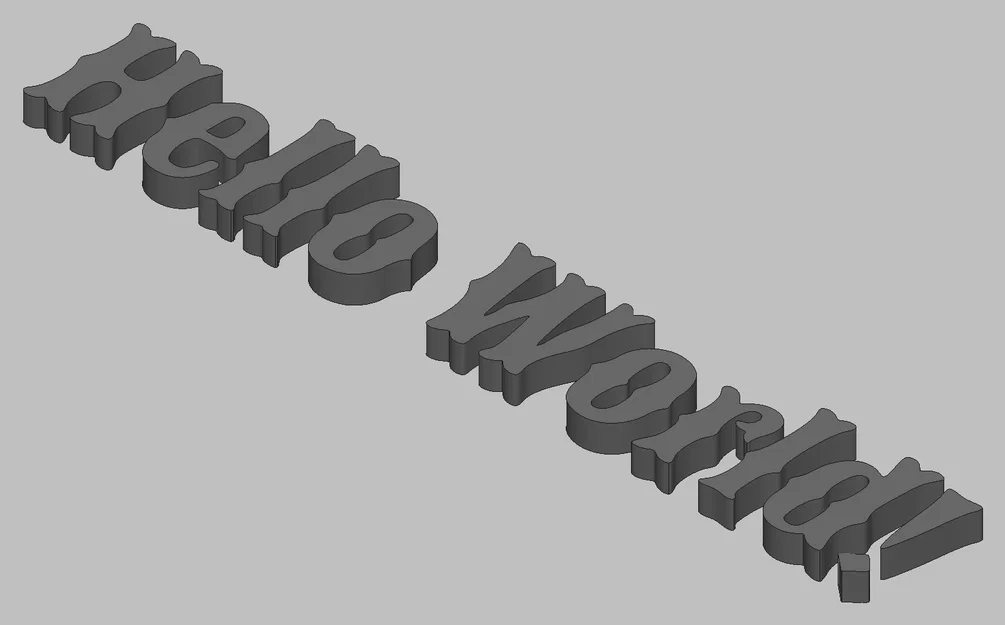 Mô hình chữ trang trí Hello World 3D - Dễ in và siêu đẹp - Image 1