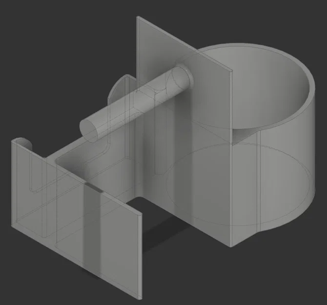 Khay gắn khung Squat 3x3 giữ điện thoại và bình nước in 3D - Image 2