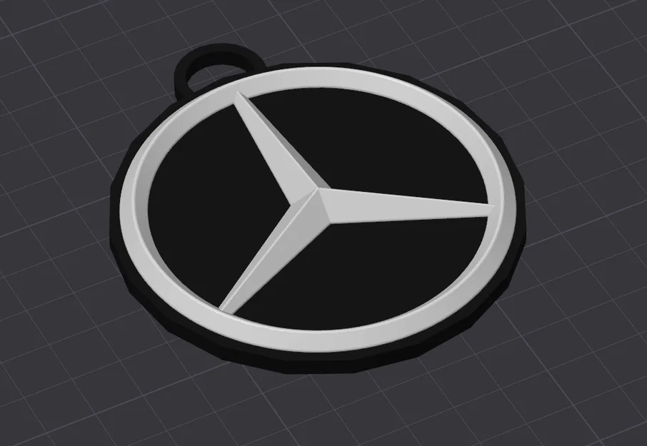 Móc khóa và vật trang trí treo tường biểu tượng Mercedes-Benz - Image 1