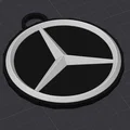 Móc khóa và vật trang trí treo tường biểu tượng Mercedes-Benz - Thumbnail 1