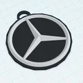 Móc khóa và vật trang trí treo tường biểu tượng Mercedes-Benz - Thumbnail 2