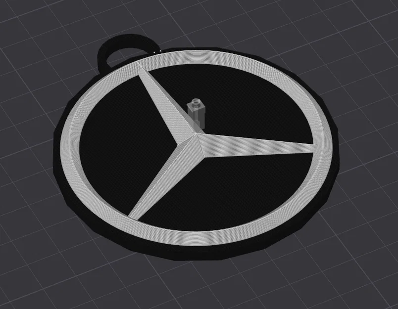 Móc khóa và vật trang trí treo tường biểu tượng Mercedes-Benz - Image 3