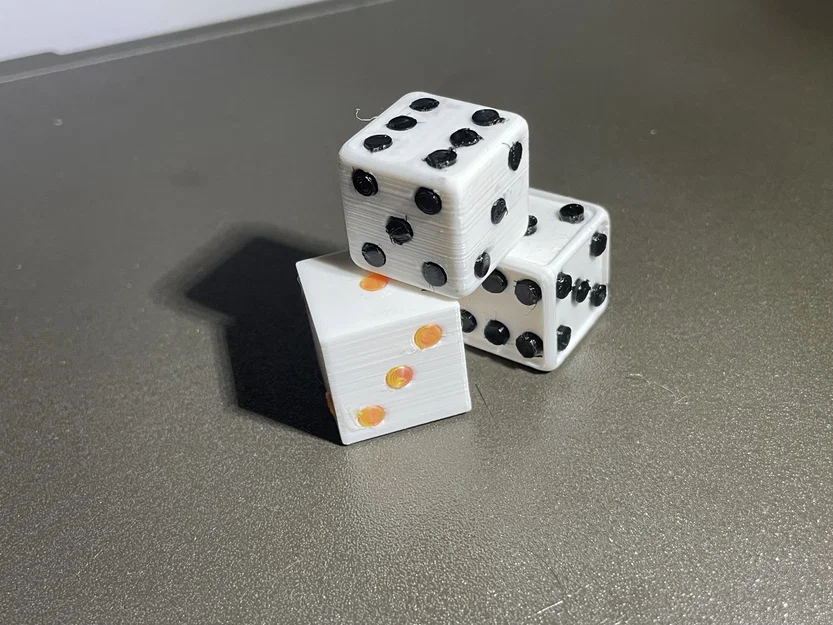Xúc xắc 3D lắp ghép đa sắc (Dice) - Kích thước 20x20mm - Image 2