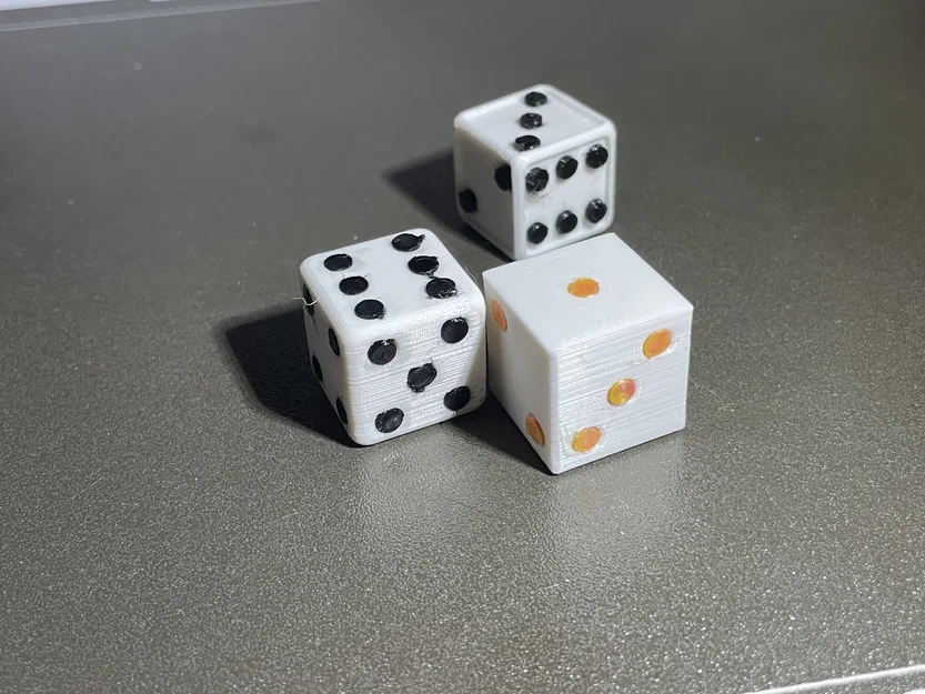 Xúc xắc 3D lắp ghép đa sắc (Dice) - Kích thước 20x20mm - Image 3
