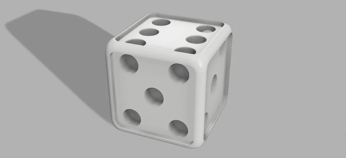 Xúc xắc 3D lắp ghép đa sắc (Dice) - Kích thước 20x20mm - Image 5