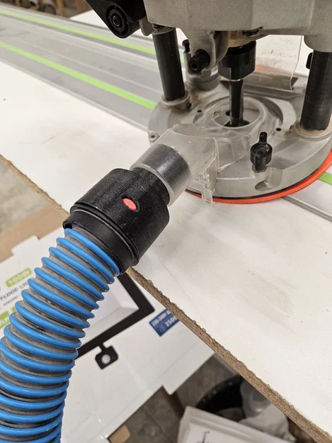 Đầu chuyển đổi ống hút bụi máy phay Makita sang máy hút bụi Bosch - Image 1