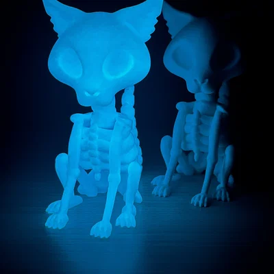 Bobblehead Mèo Bộ Xương (Skeleton Cat Bobblehead)