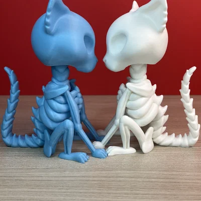 Bobblehead Mèo Bộ Xương (Skeleton Cat Bobblehead)