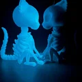 Bobblehead Mèo Bộ Xương (Skeleton Cat Bobblehead) - Thumbnail 4