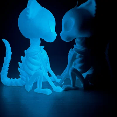 Bobblehead Mèo Bộ Xương (Skeleton Cat Bobblehead)
