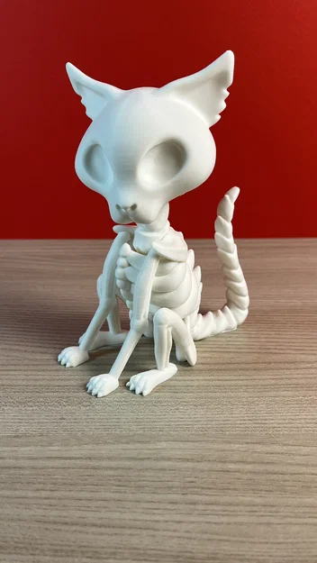 Bobblehead Mèo Bộ Xương (Skeleton Cat Bobblehead) - Image 5