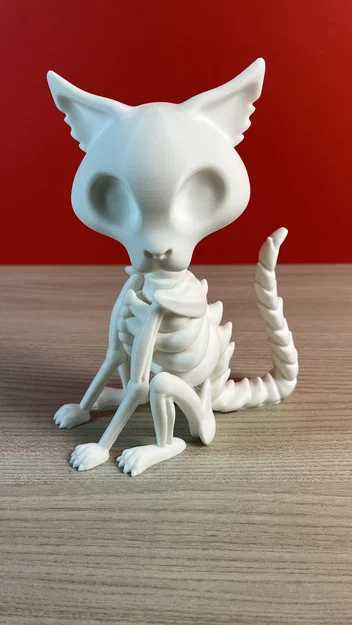 Bobblehead Mèo Bộ Xương (Skeleton Cat Bobblehead) - Image 8