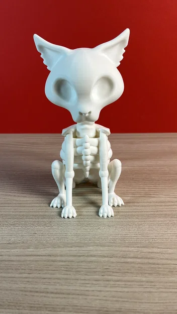 Bobblehead Mèo Bộ Xương (Skeleton Cat Bobblehead) - Image 9
