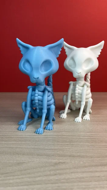 Bobblehead Mèo Bộ Xương (Skeleton Cat Bobblehead) - Image 12