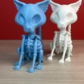 Bobblehead Mèo Bộ Xương (Skeleton Cat Bobblehead) - Thumbnail 12