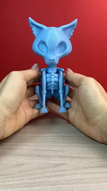 Bobblehead Mèo Bộ Xương (Skeleton Cat Bobblehead) - Image 13