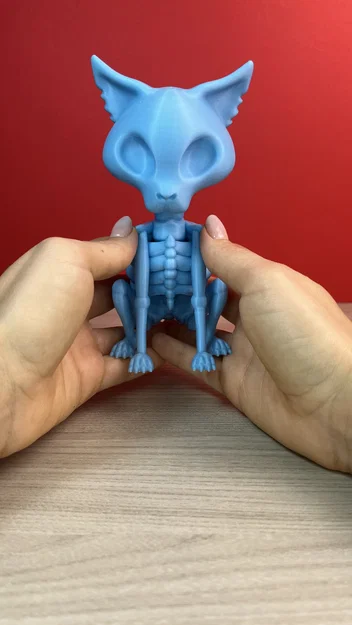 Bobblehead Mèo Bộ Xương (Skeleton Cat Bobblehead) - Image 14