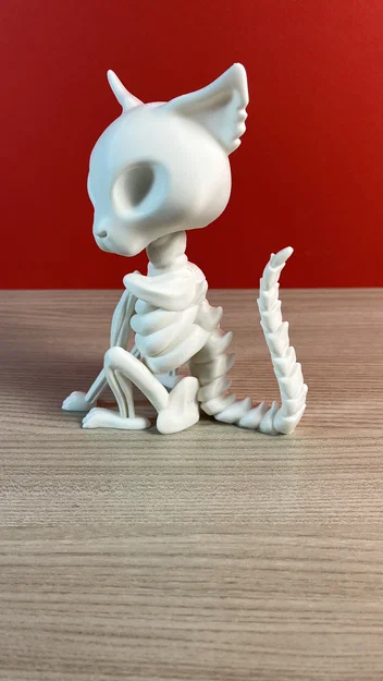 Bobblehead Mèo Bộ Xương (Skeleton Cat Bobblehead) - Image 15