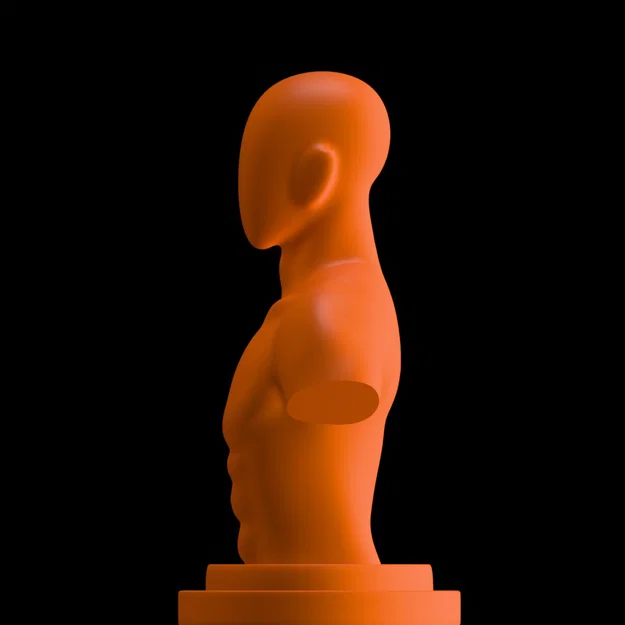 Tượng Bán Thân Nam (Stylized) – male bust - Image 2