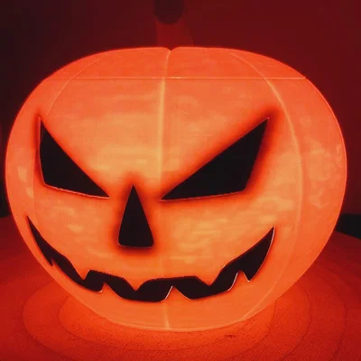 Mô Hình Đèn Bí Ngô Halloween Kích Thước Lớn - File In 3D Độc Đáo