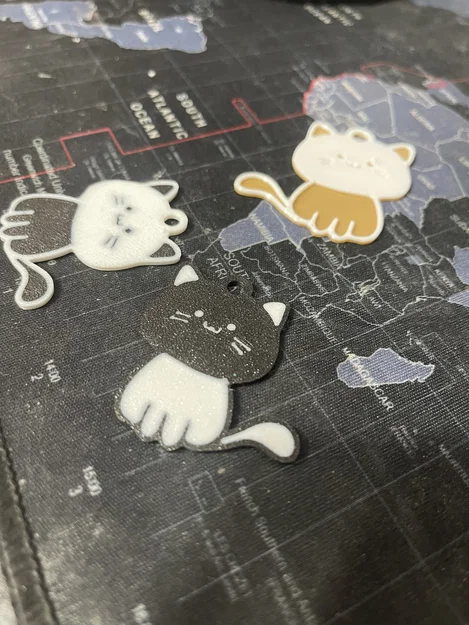 Móc khóa hình mèo (Cat keychain) - Image 1