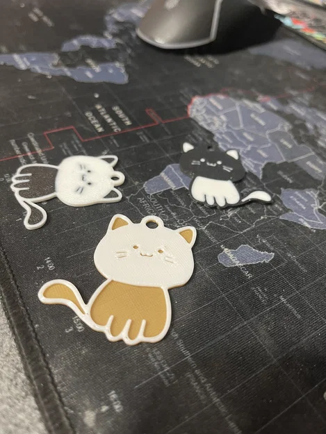 Móc khóa hình mèo (Cat keychain) - Image 3