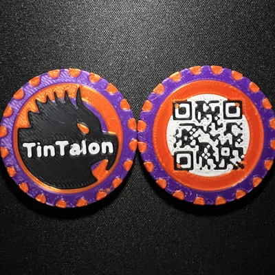 TinTalon Makerchip - Thiết kế đồng xu nhựa in 3D cá nhân hóa độc đáo