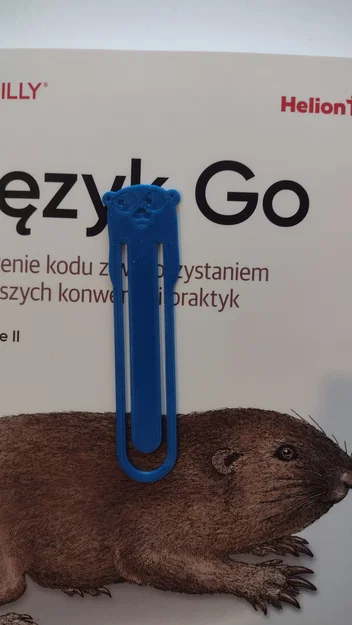 Bookmark Gopher Golang (1 màu) - Image 2