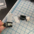 Giá đỡ cổng USB A kèm nắp đậy chống bụi tiện lợi cho dự án DIY - Thumbnail 2