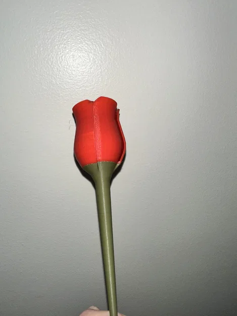 Mô hình bông hoa hồng in 3D (Rose Stem) đẹp mắt và tinh tế - Image 1