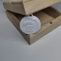Móc khóa hình chú thỏ 3D dễ thương (Bunny Keychain) - Thumbnail 3
