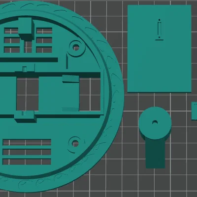 Pluviómetro (Ống đo lượng mưa in 3D)