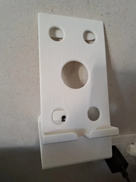 Giá treo điện thoại gắn tường (Phone Wallmount) in 3D tiện lợi - Image 1