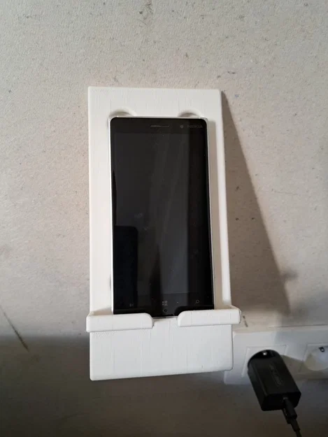 Giá treo điện thoại gắn tường (Phone Wallmount) in 3D tiện lợi - Image 2