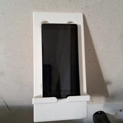 Giá treo điện thoại gắn tường (Phone Wallmount) in 3D tiện lợi